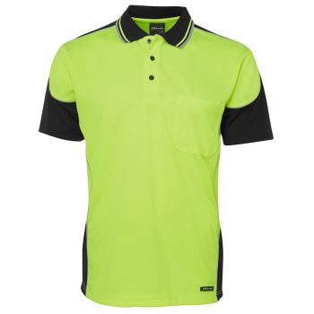 JB's Hi Vis Contrast Piping Polo