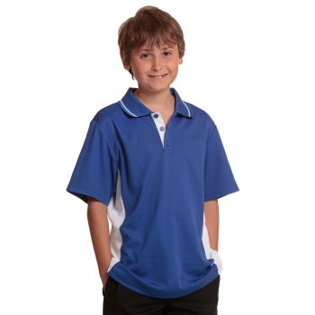 Winning Spirit Kid’s TrueDry® Contrast Short Sleeve Polo